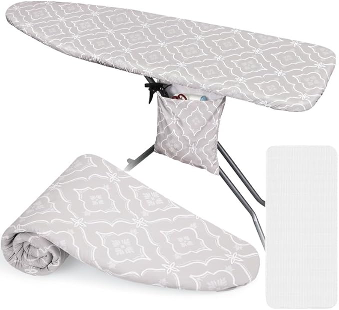 FIOBEE Ironing Board Cover and Pad Extra Thick Iron Board Pad by FIOBEE