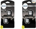 Febreze Vent Clip Car Air Freshener, Odor Eliminator, Auto Noir Scent, 4 Clips by Febreze