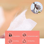 1000 PCS Thin Makeup Facial Cotton Pads, Square Facial Lips Eyes Makeup Remover - Image 7