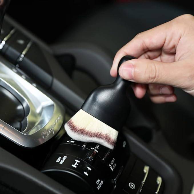 Car Interior Detailing Brush, Soft Bristle Cleaning Brush Car Detailing Brush - Image 2