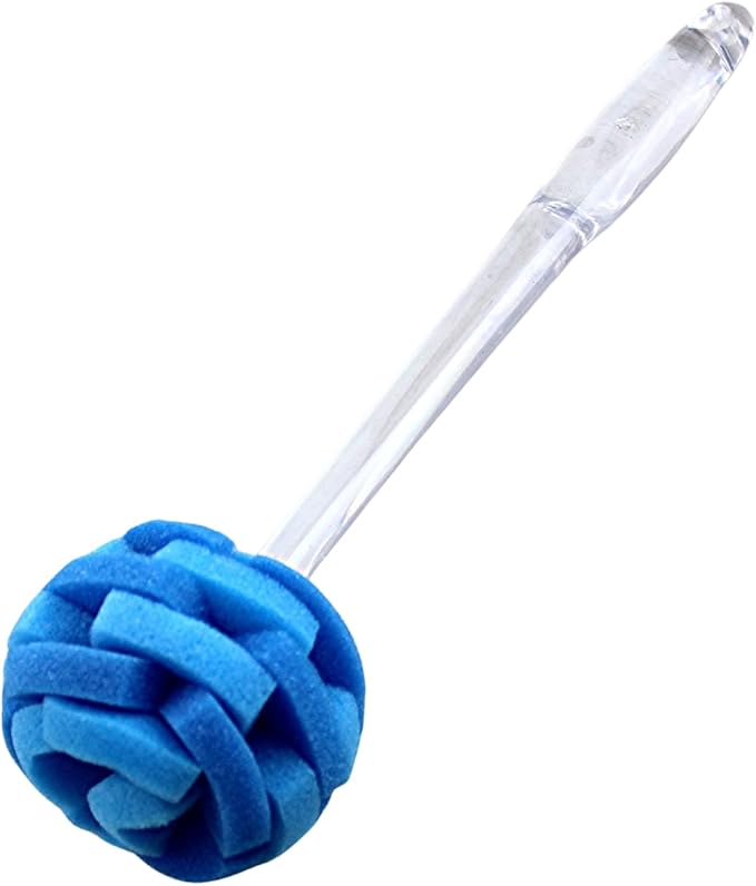 Soft Touch Kitchen Glassware Multi-Purpose Sponge Puff Dish Brush 11.5" by DependableIndustries