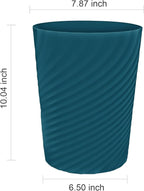 DAJITRE 1.8 Gallon Small Trash Can Wastebasket Recycling Bin Slim Profile - Image 7