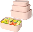 Silicone Food Storage Containers, Leak-Proof, Microwave & Dishwasher Safe by Keweis