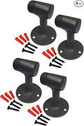 QCAA Solid Brass Door Stop, US10B ORB Oil Rubbed Bronze, 4 Pack, Made in Taiwan by QCAAHardware