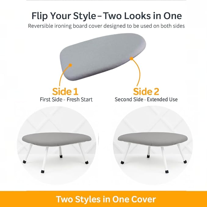 SAVUK 12 X 30 inch Smart Table Top Ironing Board Cover and Pad - Image 5
