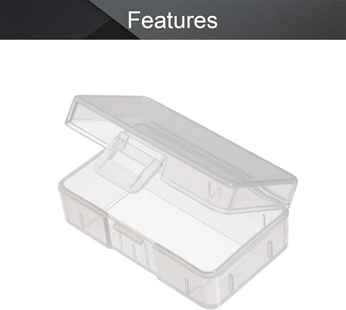 Fielect 5Pcs 9V Battery Storage Case, Battery Organizer - Image 3