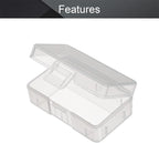 Fielect 5Pcs 9V Battery Storage Case, Battery Organizer - Image 3