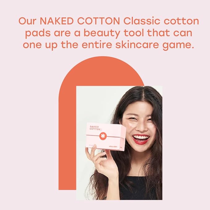 White Rabbit – Naked Cotton Classic – Premium 100% Cotton Pads - Image 2