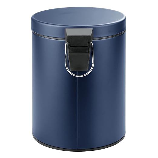 mDesign Pedal Bin — Metal Waste Bin - Image 5
