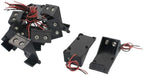 10pcs Two Wire Leads Spring Clip 9V Battery Holder Case Storage Box - Image 2