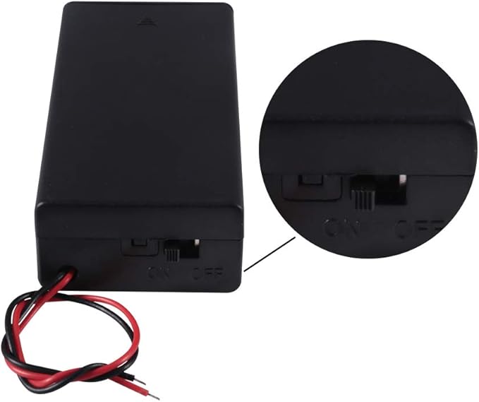 2Pcs18650 Battery Storage Case 2 Slots x 3.7V - Image 3