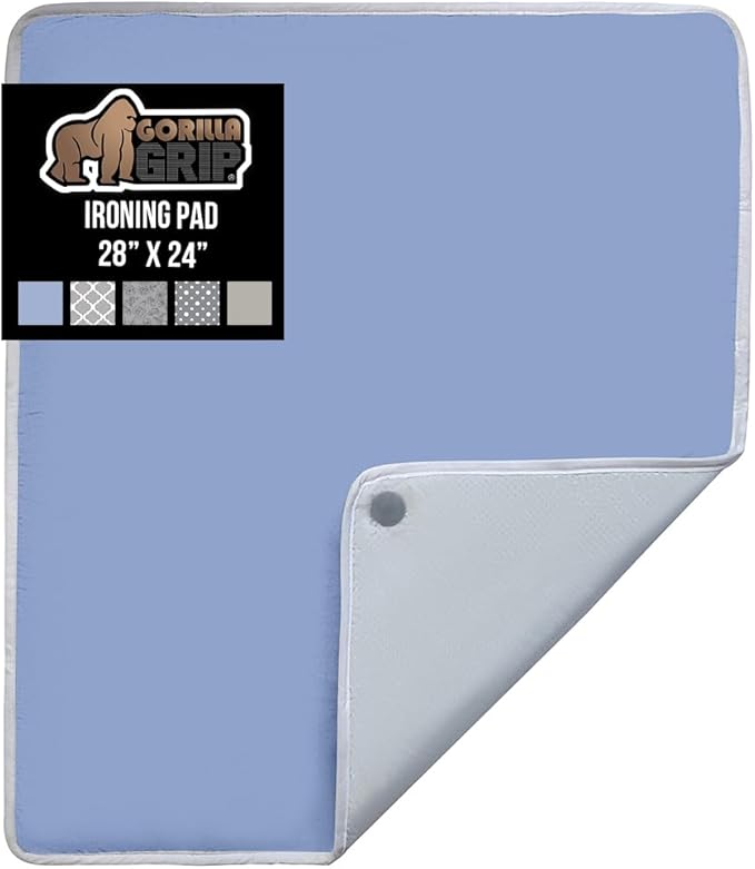 GORILLA GRIP Ironing Mat, Portable Iron Pad, Magnetic Cover by GorillaGrip