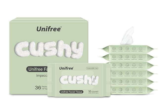 Unifree Facial Towels I Towelettes I Dry Wipes I Makeup Remover I Facial by Unifree