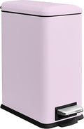 Bathroom Trash Can with Lid, 2.6 Gallon Stainless Steel Slim Garbage Can by JM%C2%B7YIPENG