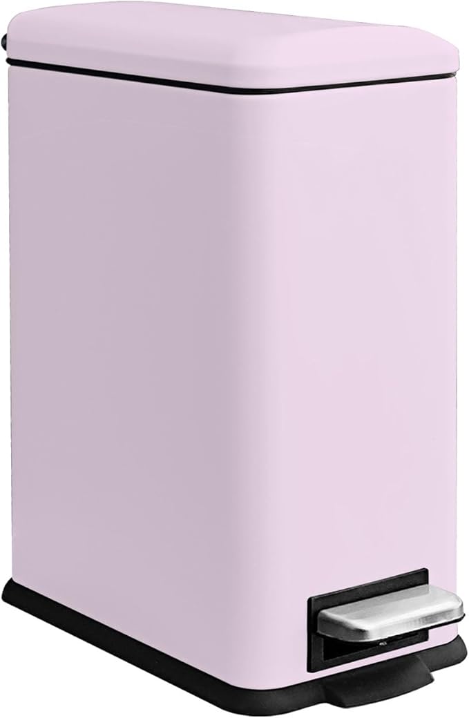 Rubbish Bin with Lid, 10 L, Stainless Steel Bathroom Waste Bin, Small Waste Bin by JM%C2%B7YIPENG