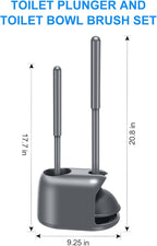 SetSail Toilet Brush and Plunger Set, 2 Packs Toilet Plungers - Image 2