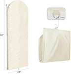 Univivi Premium Breathable Oxford Dress Cover Garment Bag, 60 inch Garment Bag - Image 3