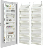 HOMELUX THEORY UPGRADED 6 Tiers Over The Door Organizer Hanging by HomeluxTheory