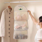 MIUPOO Multi Purpose Multi Layer Mesh Storage Hanging Bag, Hanging Storage - Image 7