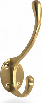 Soild Brass Wall Hooks for Hanging, Antique Brass Coat Hooks Wall Mounted - Image 8