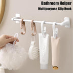 10Pcs Laundry Hooks with Clips Hanger Closet Organizer Clamps Hanging Socks - Image 2