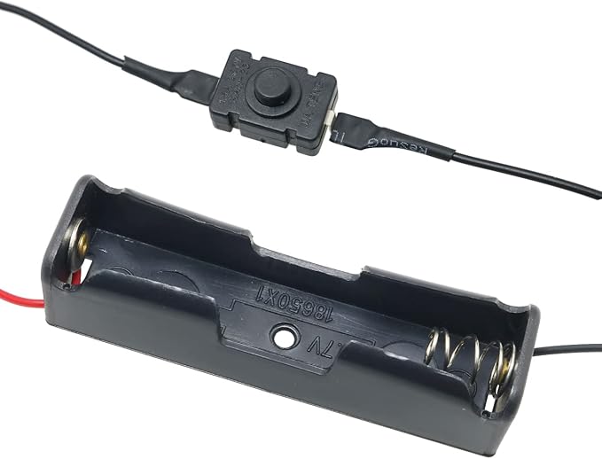 3.7V 18650 Battery Holder 3PCS Single Slot 18650 Battery Case Box - Image 3