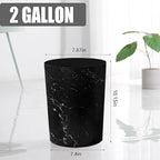 Feisco Small Trash Can for Bathroom, 2 Gallon Trash Can Trash Bin Wastebasket - Image 6