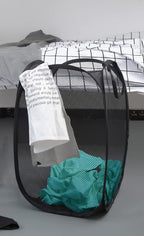 2 Pack Pop Up Laundry Hampers, Collapsible Mesh Laundry Basket, Foldable - Image 8