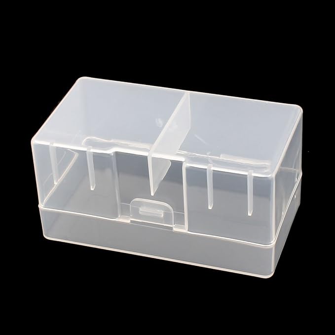 9V Battery Storage Box Organizer Holder Clear Plastic Case Container - Image 3
