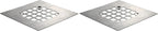 Danco 11045 Snap-in Shower Strainer & Drain Cover, Brushed Nickel by DANCO