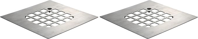 Danco 11045 Snap-in Shower Strainer & Drain Cover, Brushed Nickel by DANCO