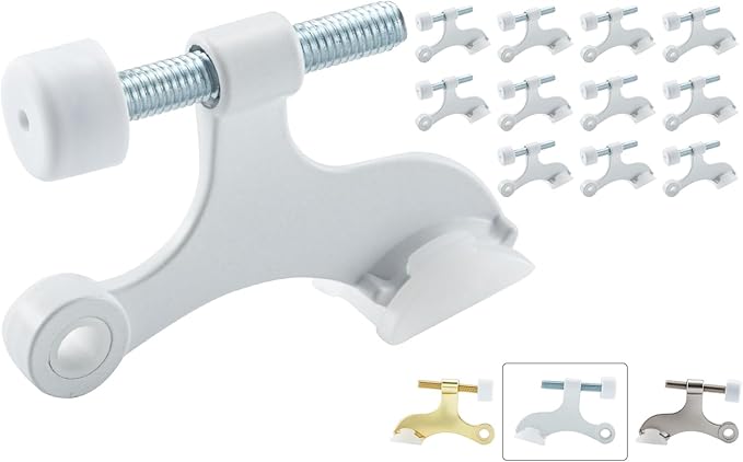 HOME MASTER HARDWARE Hinge Pin Door Stopper 12-Pack, Adjustable Heavy Duty Door by HOME+MASTER+HARDWARE