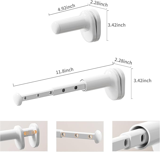 Retractable Clothes Hanger Set - Image 3