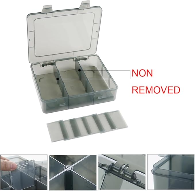 9 Grids Art Craft Supply Organizer Storage Containers, Compartment Storage Box - Image 3