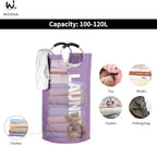 WOOHA Laundry Basket, Laundry Hamper, Collapsible Folding Clothes Hamper - Image 9