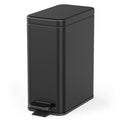 Cesun Bathroom Trash Can with Lid, 2.6 Gallon Small Black Bathroom Garbage Can by Cesun