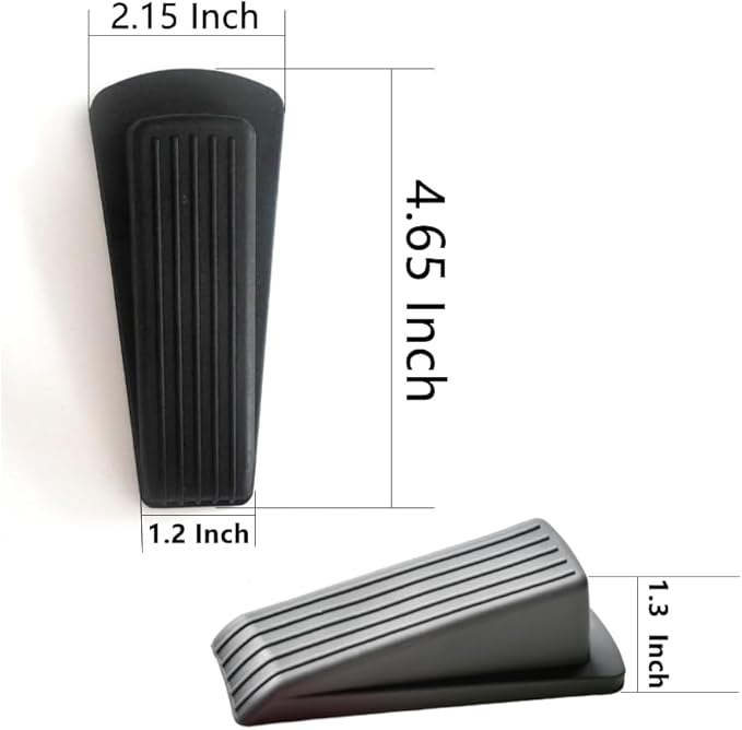Door Stop, Door Stopper, Door Wedge, 6 Pack Rubber Door Stopper, Rubber Door - Image 2