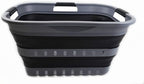 SAMMART 30L Collapsible 3 Handled Plastic Laundry Basket by SAMMART