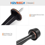 6 Pack Solid Rigid Door Stops - Image 4