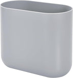 iDesign Small Slim Plastic Bathroom Trash Can, Garbage Can - Image 9