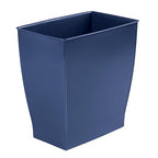 iDesign Small Plastic Bathroom Trash Can, Slim Rectangle Garbage Bin - Image 9