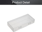 Fielect 8 x AA Battery Storage Case Holder Organizer Box Transparent - Image 4