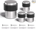 SANATO Nickel Cylindrical Floor Mounted Stainless Steel 304 Door Stop Door by SANATO
