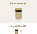 Mega Handles Knurled Floor Door Stopper, Quickly Installed Wall Protector - Image 2