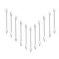Double Precision tips cotton swabs by qzcccecl