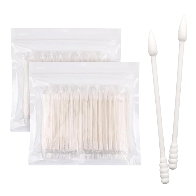 Cotton Swabs, Individually Wrapped Cotton Buds, Bulk Cotton Tip Applicator Bulk by KRIZJUES