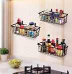 SheeChung Farmhouse Decor Metal Wire Bathroom Storage Organizer Basket Bins - Image 6