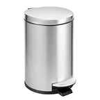 TIPGO Small Trash Can with Lid Soft Close, 4.5 Liters / 1.2 Gallon Bathroom by TIPGO