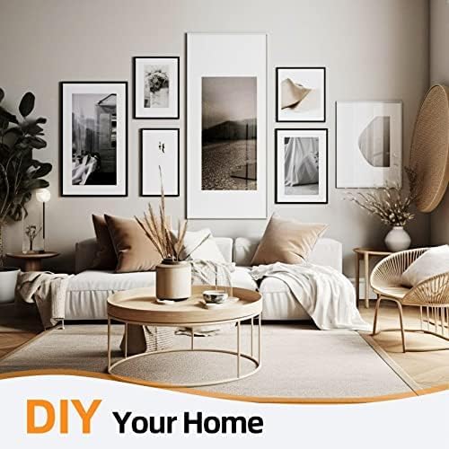 Picture Hanging Strips 80 Strips, Damage Free Removal, Wall Poster Picture - Image 5