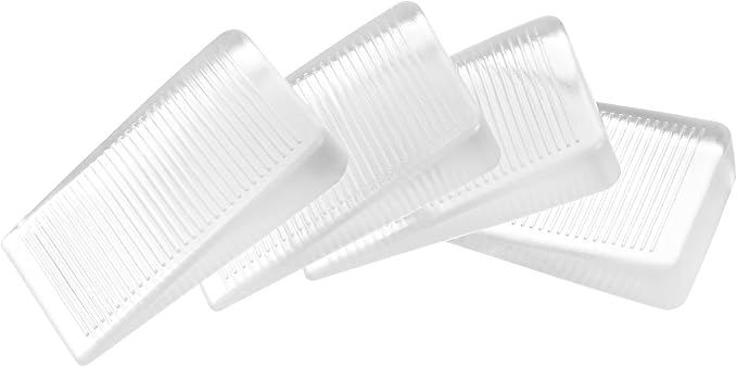 4 Pack Rubber Door Stop, Wedge Thin Door Stoppers by Unknown